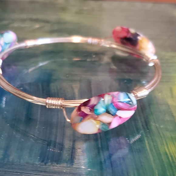 Handcrafted Silver Tone Bangles - Picture 3 of 7